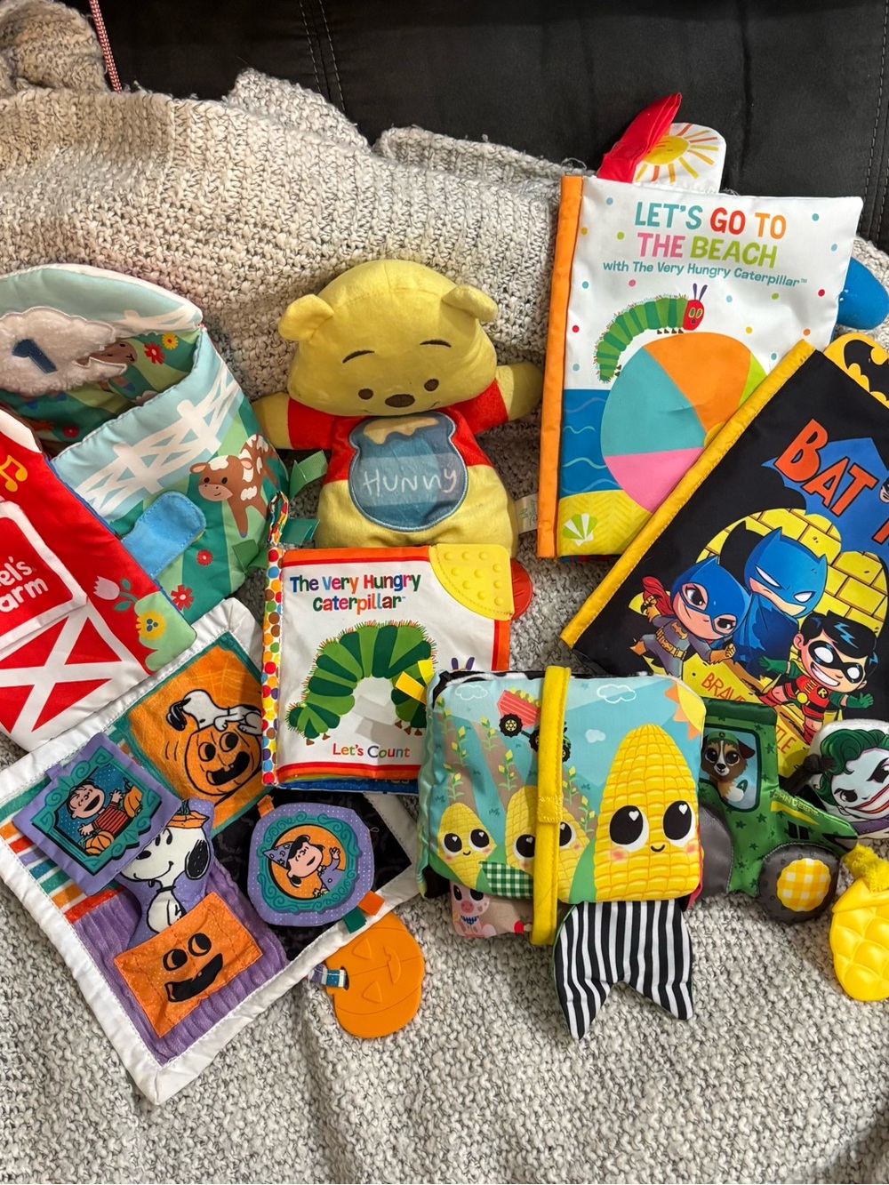 Assorted Kids Plush and Sensory Toys Set